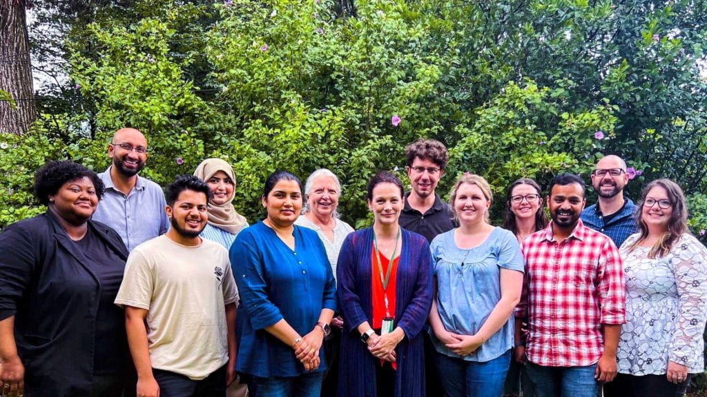 Team photo of members of Center for Computational Genomics and Data Science